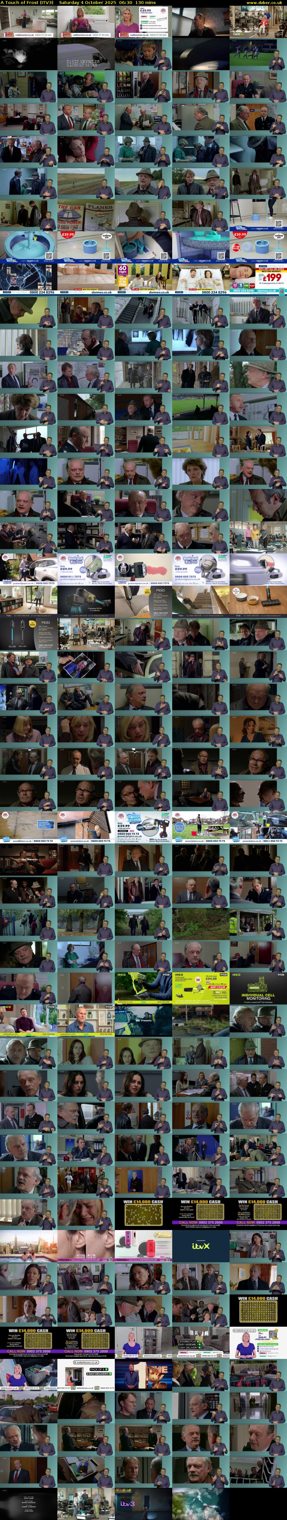 A Touch of Frost (ITV3) Saturday 4 October 2025 06:30 - 08:40