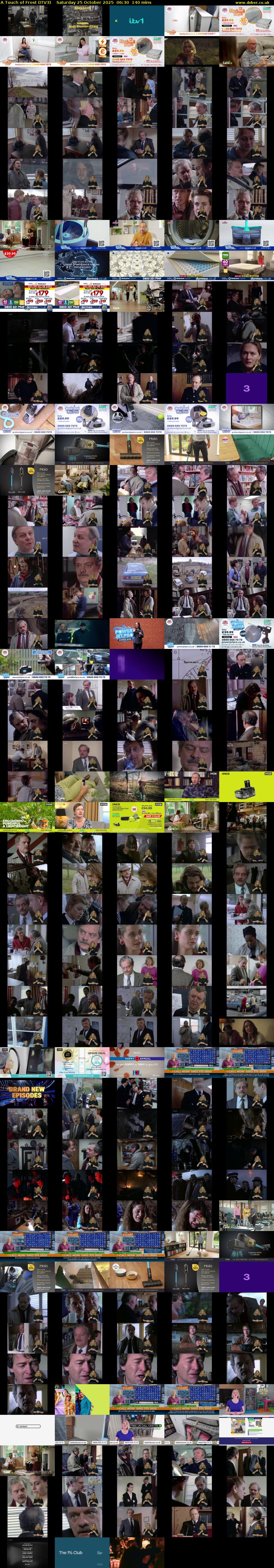 A Touch of Frost (ITV3) Saturday 25 October 2025 06:30 - 08:50