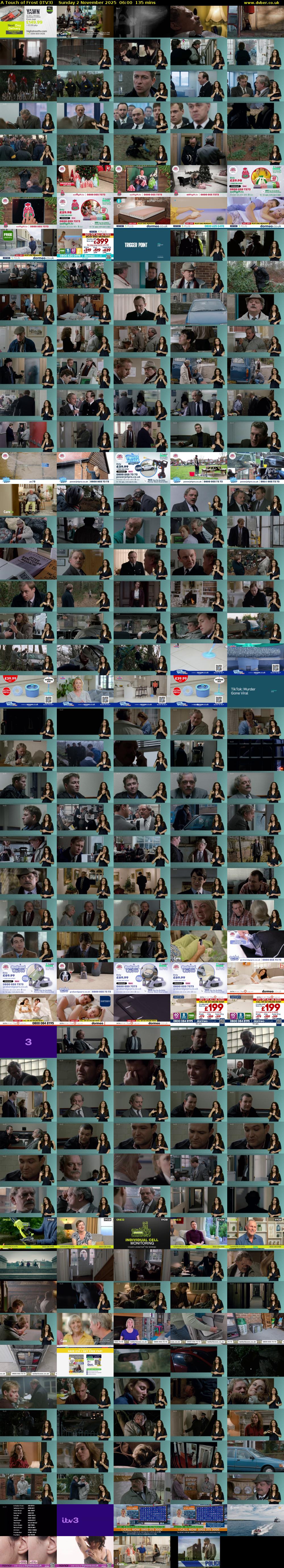 A Touch of Frost (ITV3) Sunday 2 November 2025 06:00 - 08:15