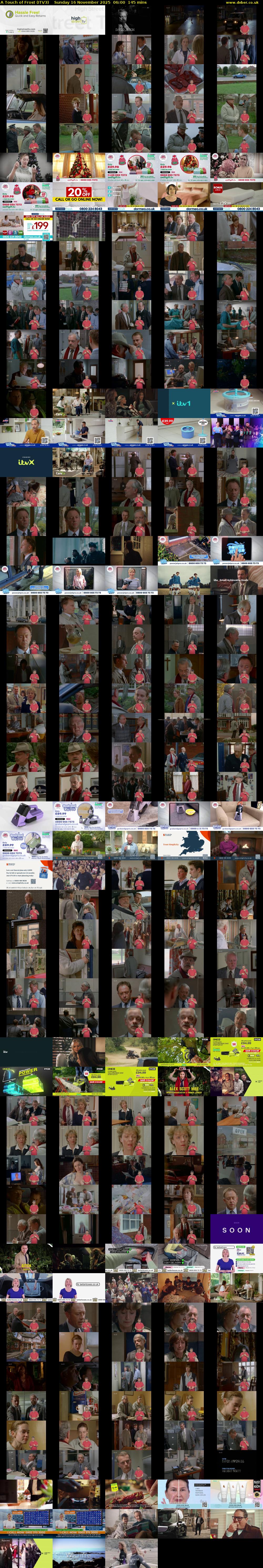 A Touch of Frost (ITV3) Sunday 16 November 2025 06:00 - 08:25