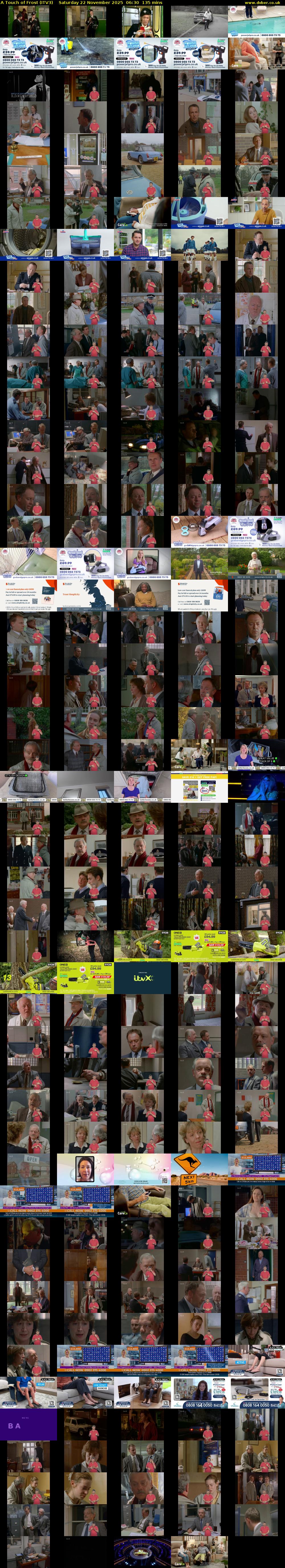 A Touch of Frost (ITV3) Saturday 22 November 2025 06:30 - 08:45