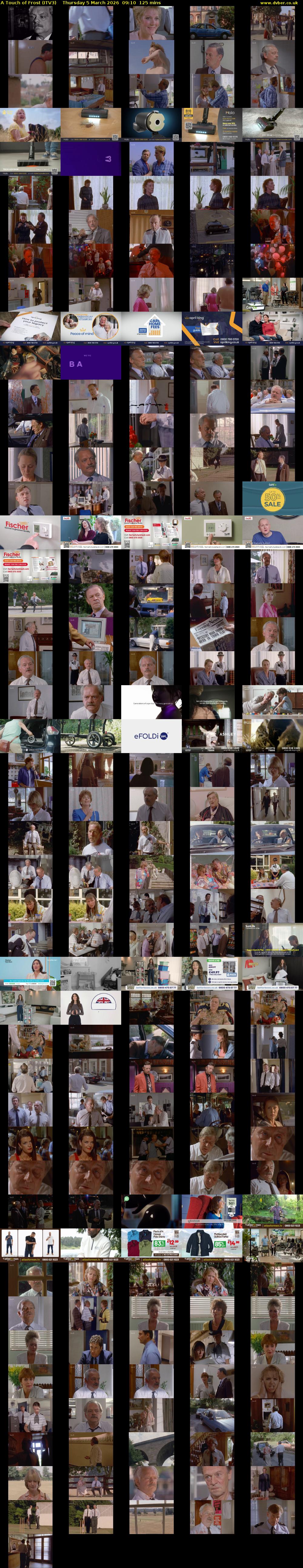 A Touch of Frost (ITV3) Thursday 5 March 2026 09:10 - 11:15