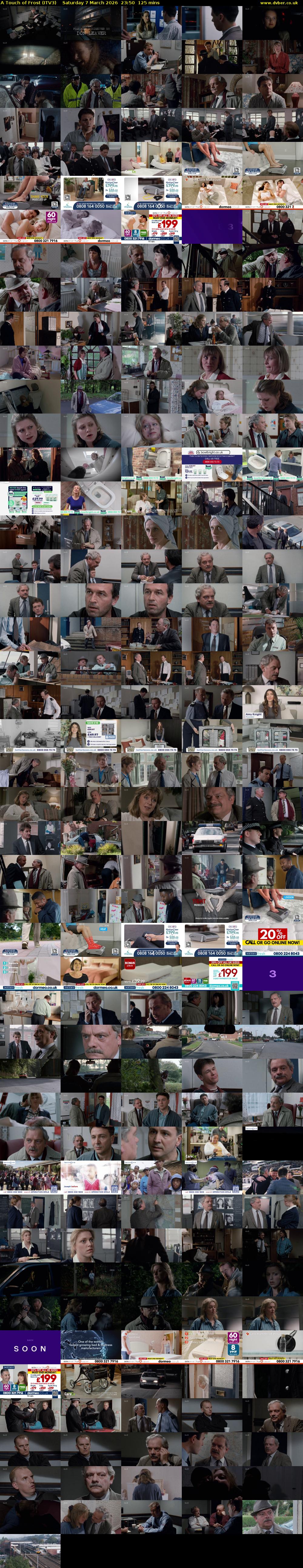 A Touch of Frost (ITV3) Saturday 7 March 2026 23:50 - 01:55