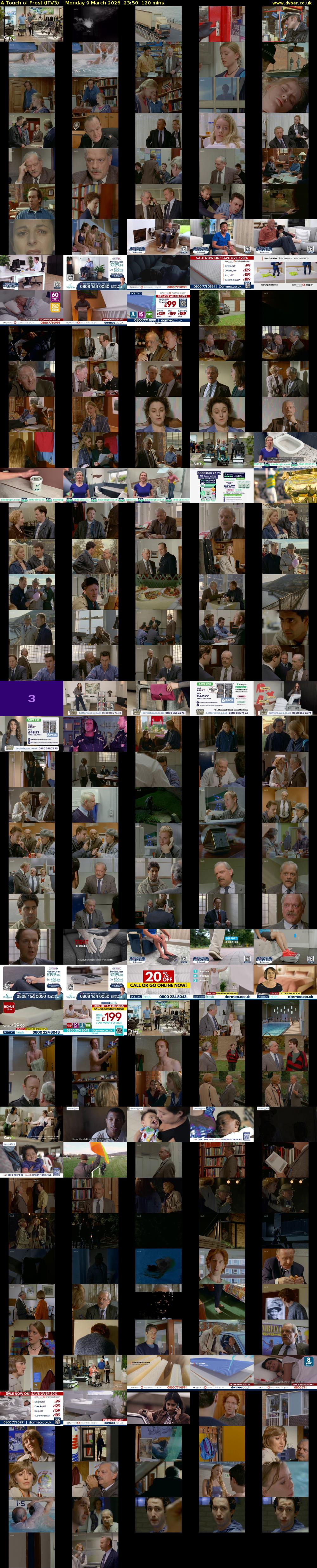 A Touch of Frost (ITV3) Monday 9 March 2026 23:50 - 01:50