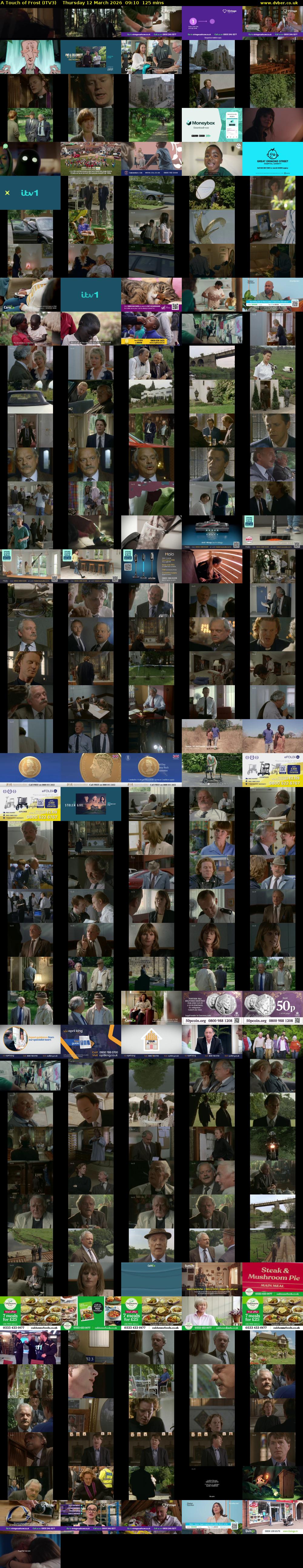 A Touch of Frost (ITV3) Thursday 12 March 2026 09:10 - 11:15