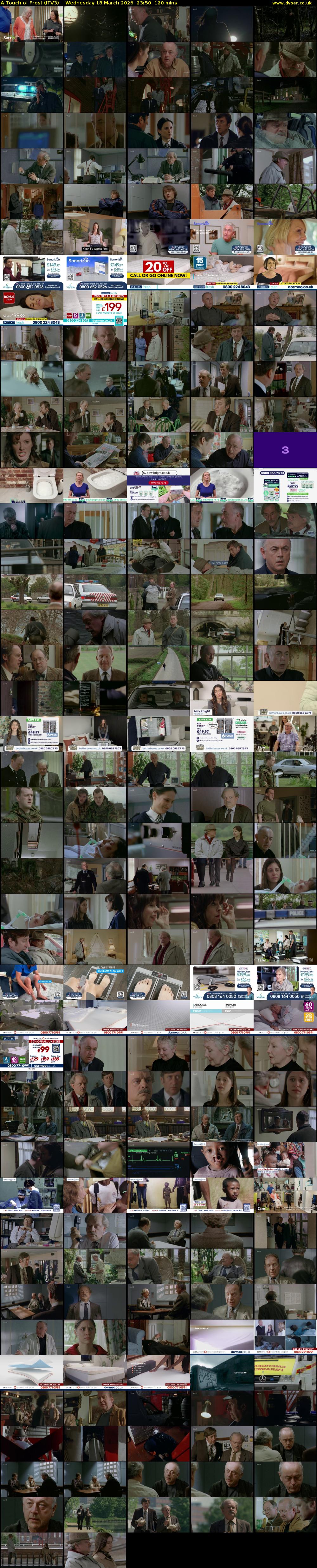 A Touch of Frost (ITV3) Wednesday 18 March 2026 23:50 - 01:50