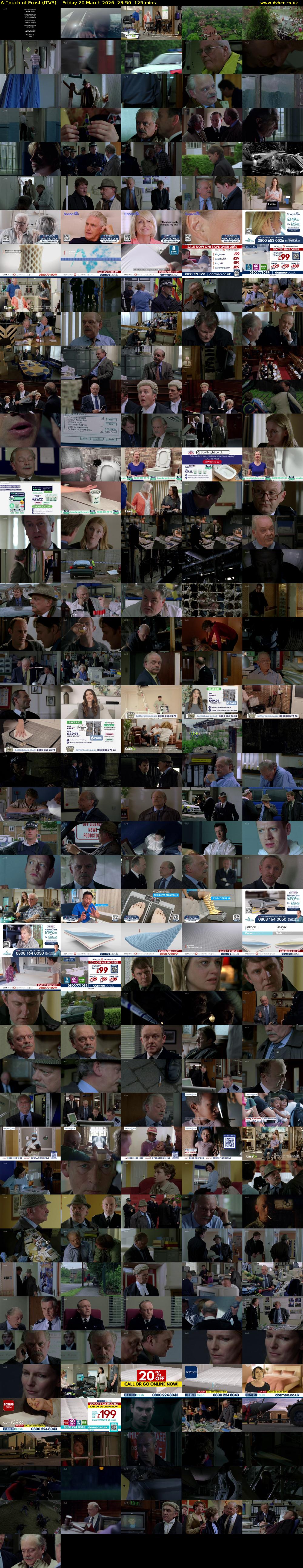 A Touch of Frost (ITV3) Friday 20 March 2026 23:50 - 01:55