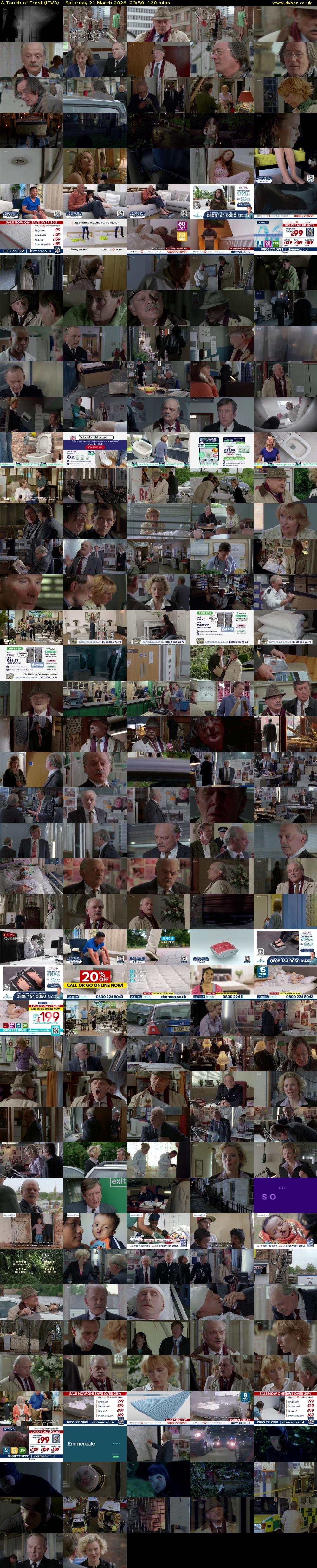 A Touch of Frost (ITV3) Saturday 21 March 2026 23:50 - 01:50