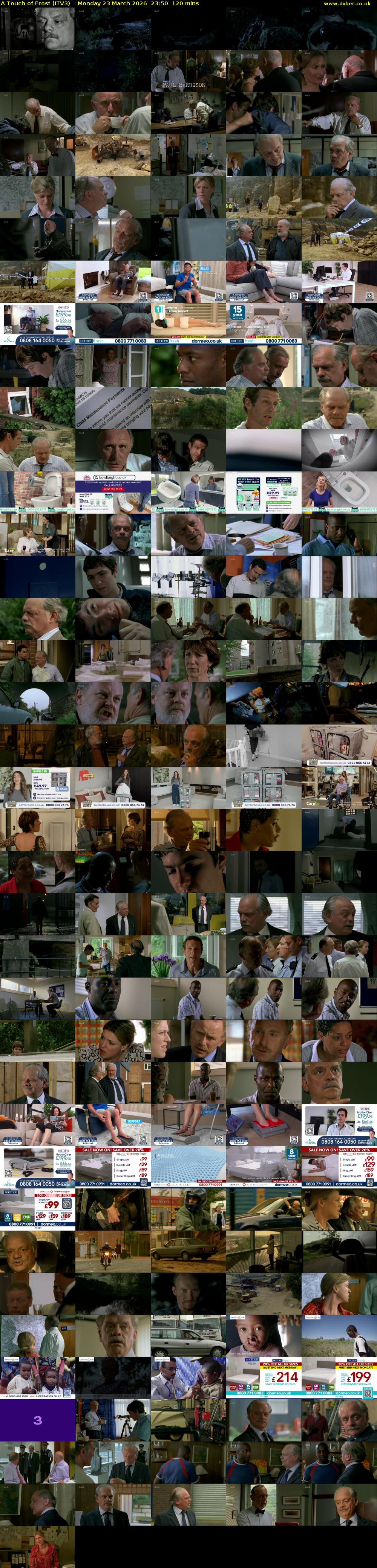 A Touch of Frost (ITV3) Monday 23 March 2026 23:50 - 01:50