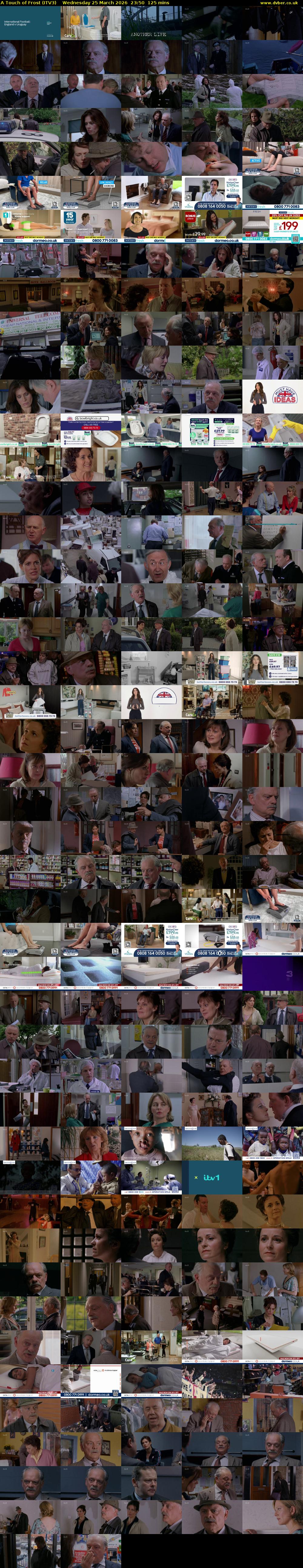 A Touch of Frost (ITV3) Wednesday 25 March 2026 23:50 - 01:55