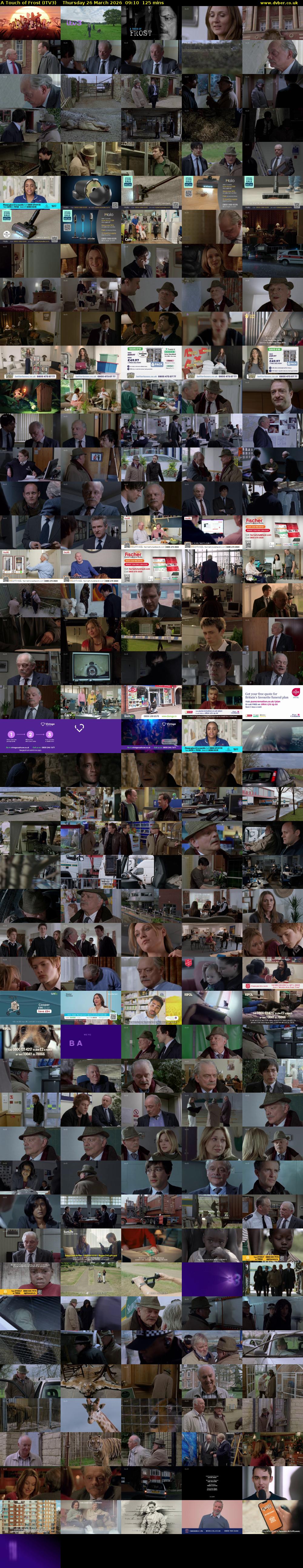 A Touch of Frost (ITV3) Thursday 26 March 2026 09:10 - 11:15