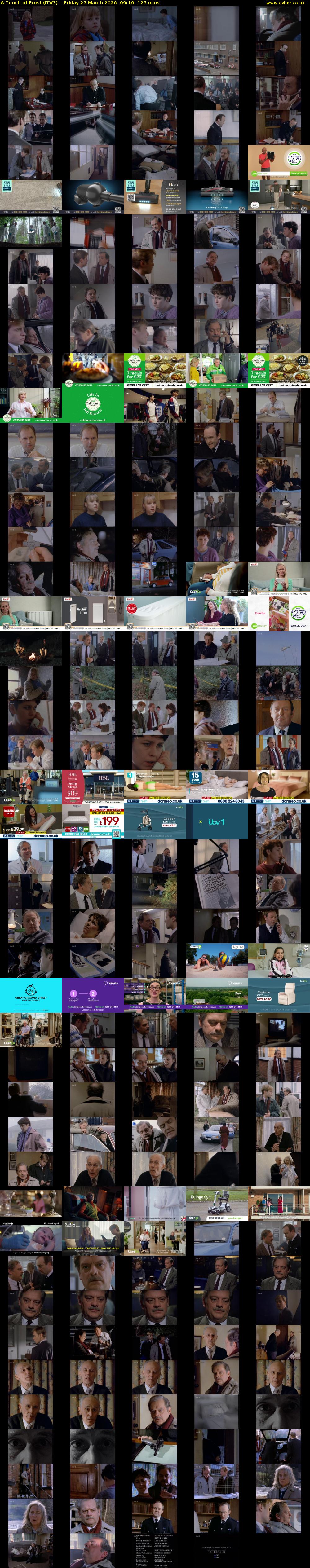 A Touch of Frost (ITV3) Friday 27 March 2026 09:10 - 11:15