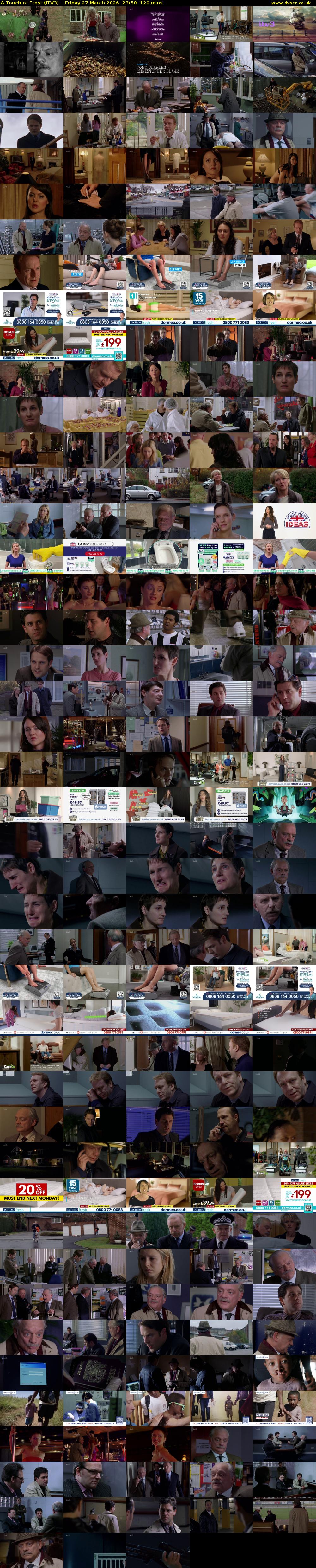 A Touch of Frost (ITV3) Friday 27 March 2026 23:50 - 01:50