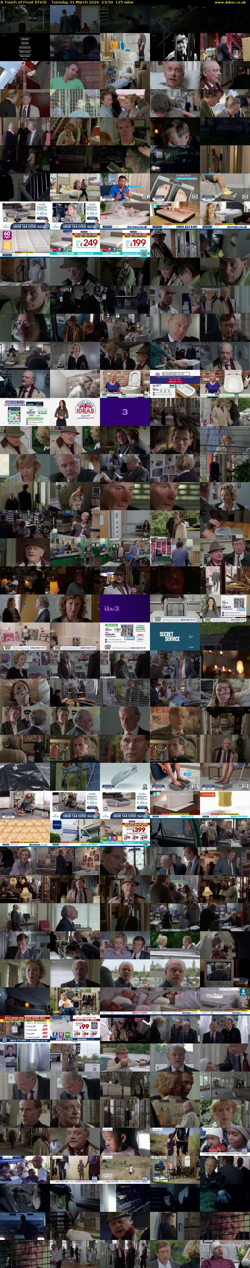 A Touch of Frost (ITV3) Tuesday 31 March 2026 23:50 - 01:55