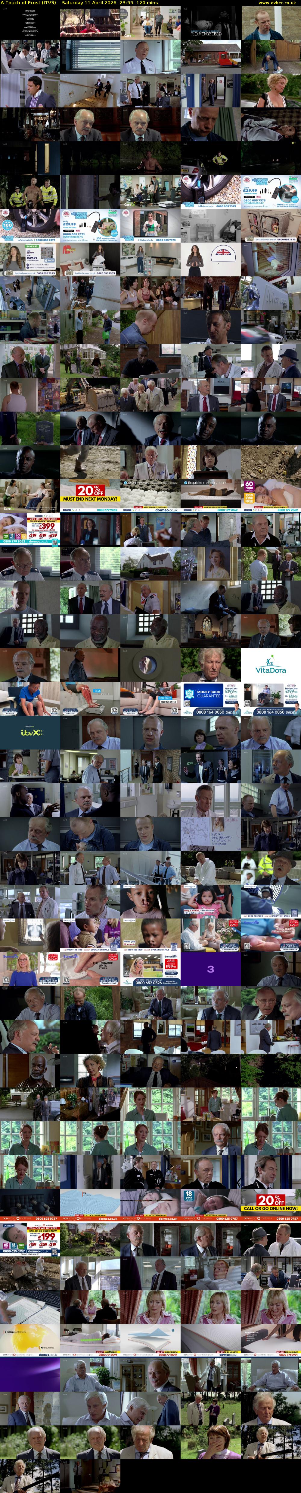 A Touch of Frost (ITV3) Saturday 11 April 2026 23:55 - 01:55