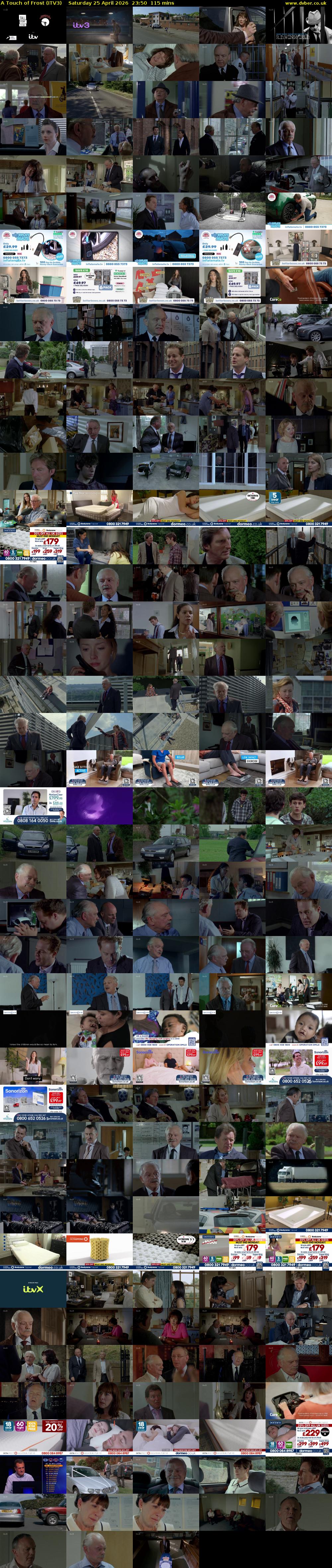 A Touch of Frost (ITV3) Saturday 25 April 2026 23:50 - 01:45