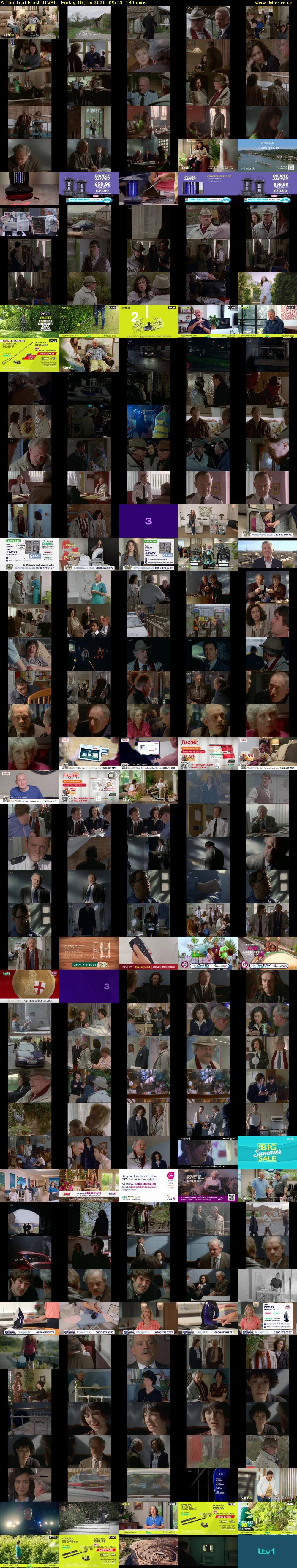 A Touch of Frost (ITV3) Friday 10 July 2026 09:10 - 11:20