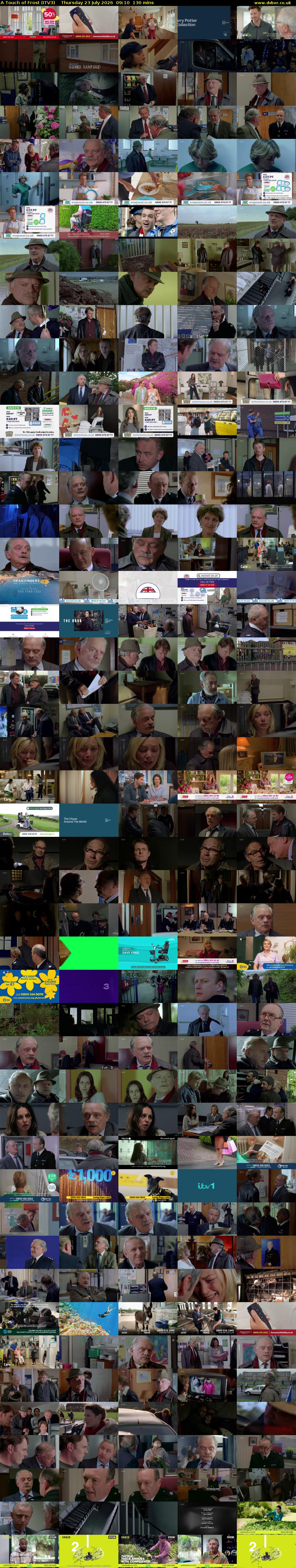 A Touch of Frost (ITV3) Thursday 23 July 2026 09:10 - 11:20