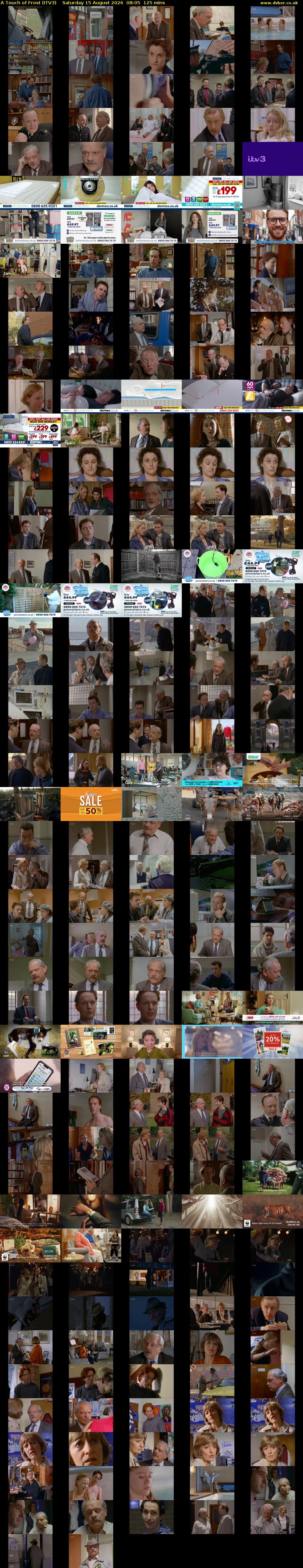A Touch of Frost (ITV3) Saturday 15 August 2026 08:05 - 10:10