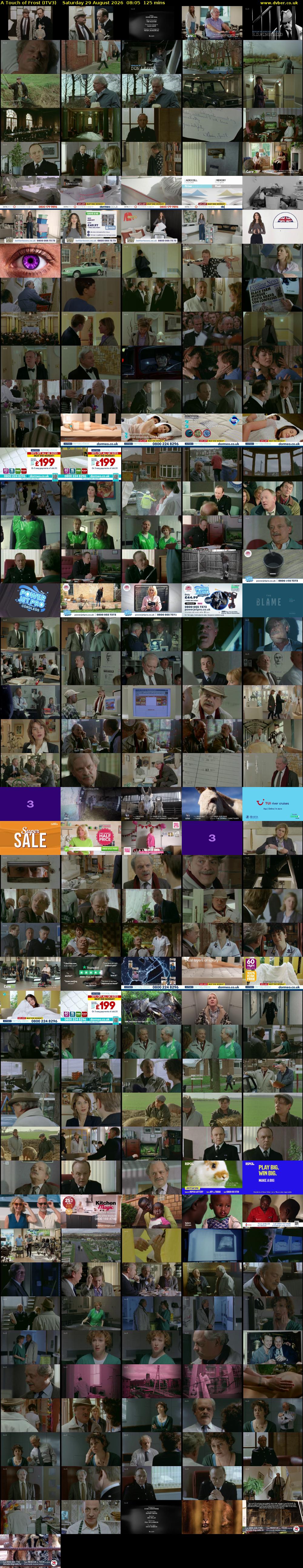 A Touch of Frost (ITV3) Saturday 29 August 2026 08:05 - 10:10