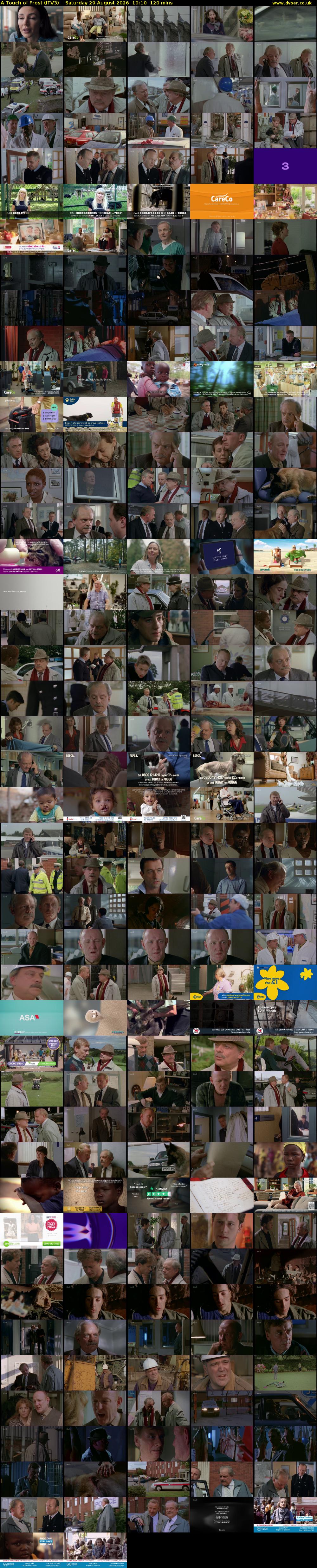 A Touch of Frost (ITV3) Saturday 29 August 2026 10:10 - 12:10