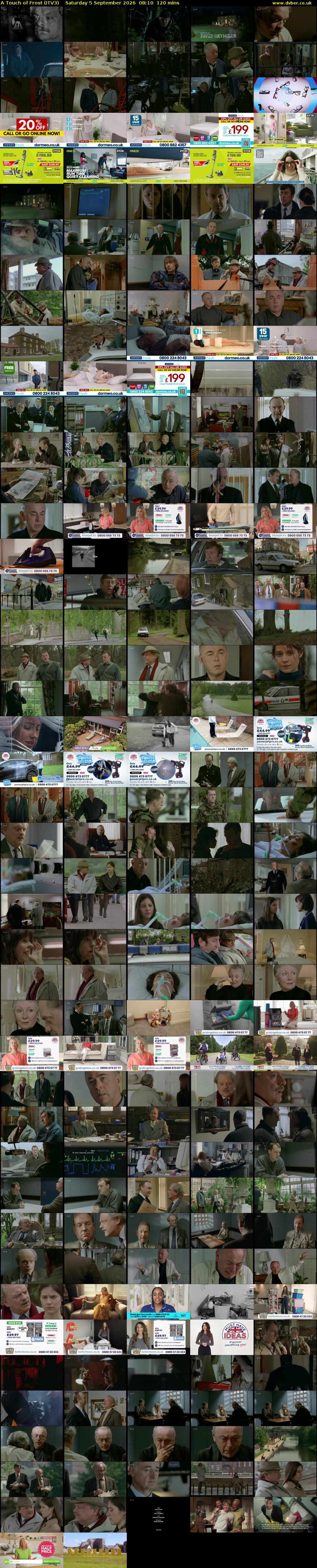 A Touch of Frost (ITV3) Saturday 5 September 2026 08:10 - 10:10