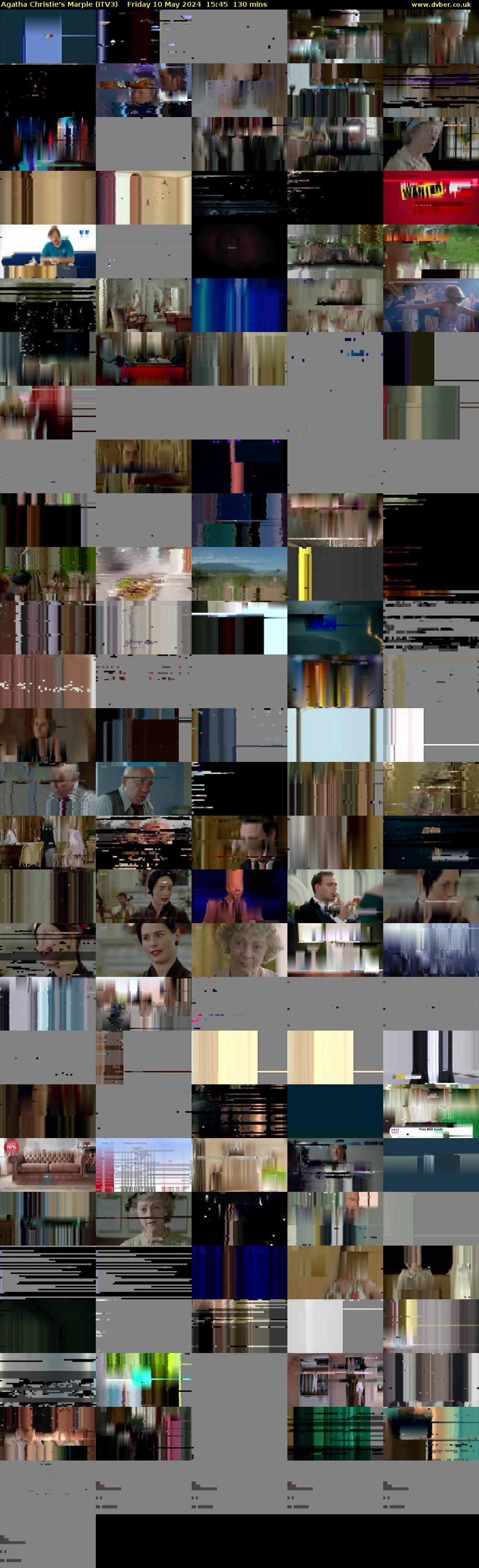 Agatha Christie's Marple (ITV3) Friday 10 May 2024 15:45 - 17:55