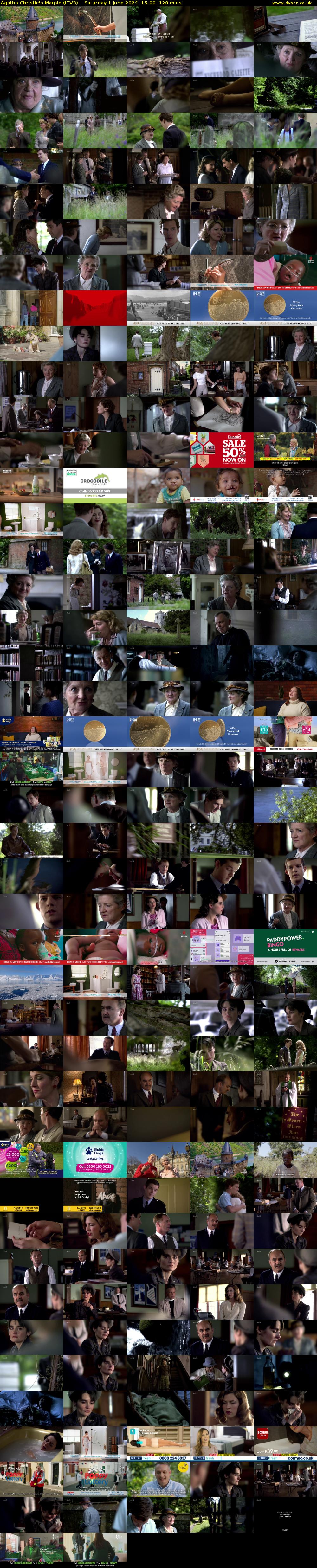 Agatha Christie's Marple (ITV3) Saturday 1 June 2024 15:00 - 17:00