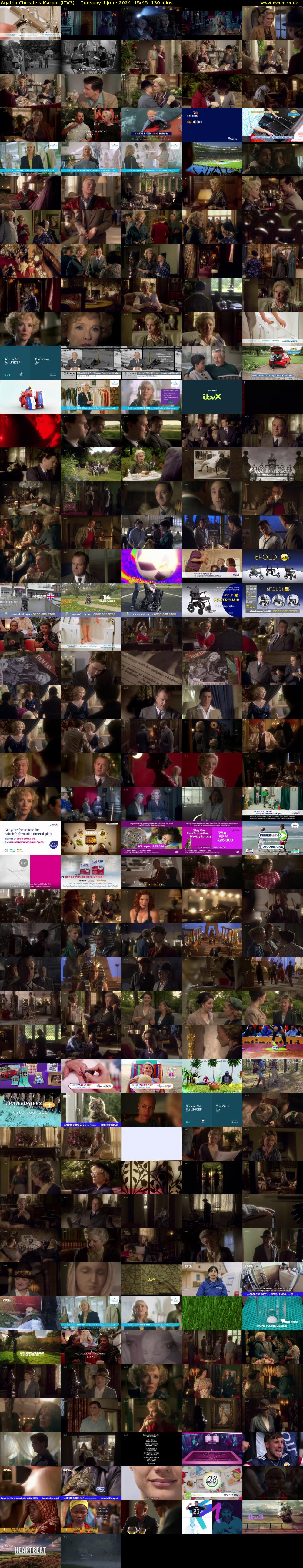 Agatha Christie's Marple (ITV3) Tuesday 4 June 2024 15:45 - 17:55