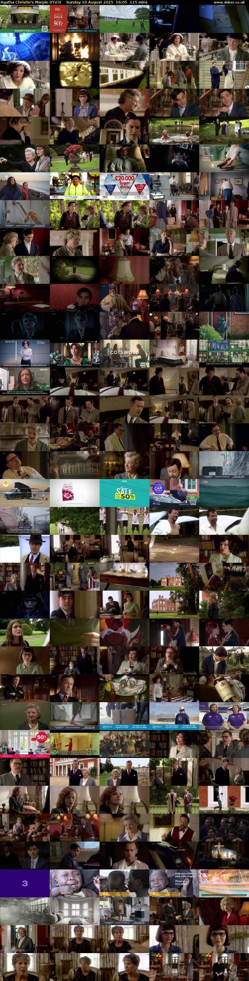 Agatha Christie's Marple (ITV3) Sunday 10 August 2025 16:05 - 18:00