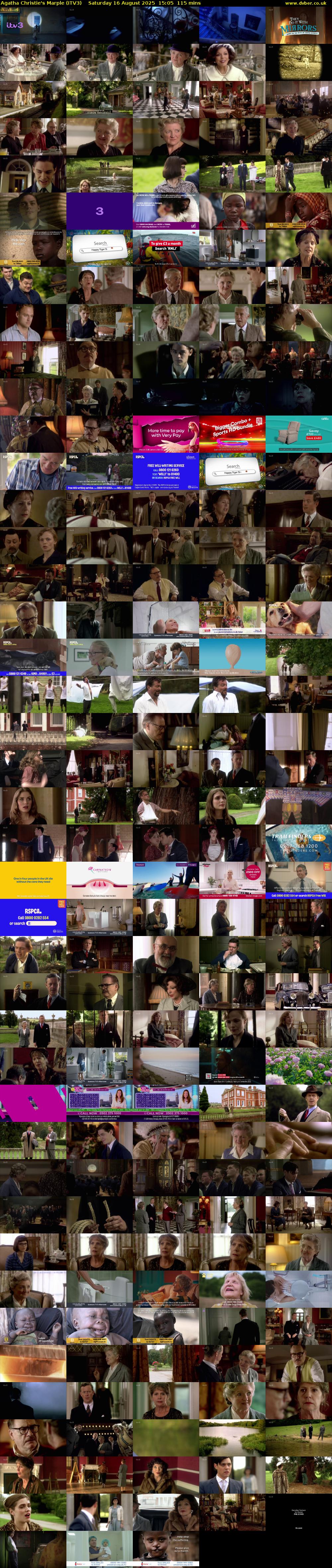 Agatha Christie's Marple (ITV3) Saturday 16 August 2025 15:05 - 17:00