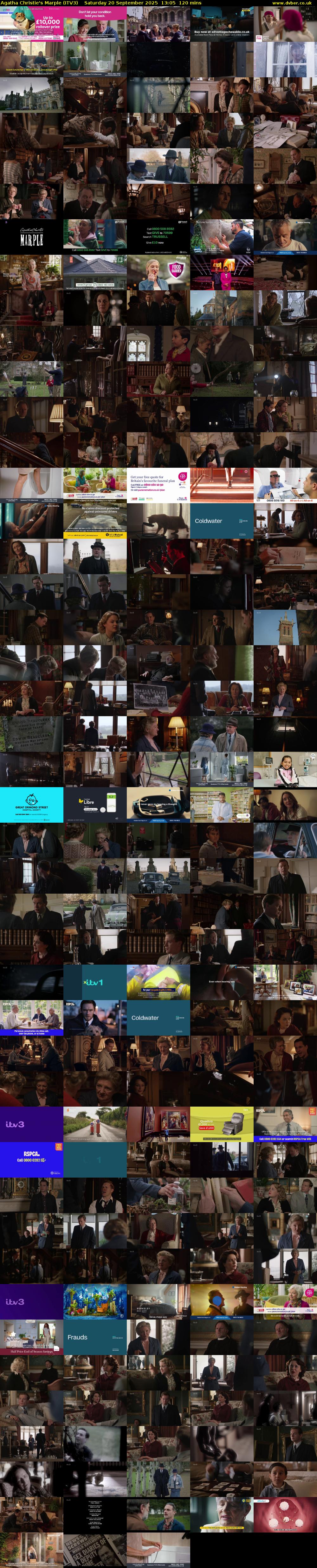 Agatha Christie's Marple (ITV3) Saturday 20 September 2025 13:05 - 15:05