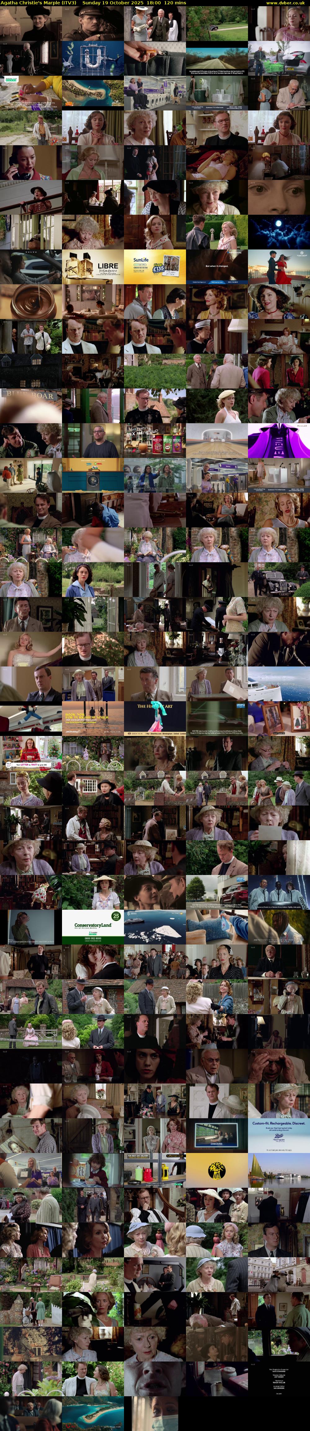 Agatha Christie's Marple (ITV3) Sunday 19 October 2025 18:00 - 20:00