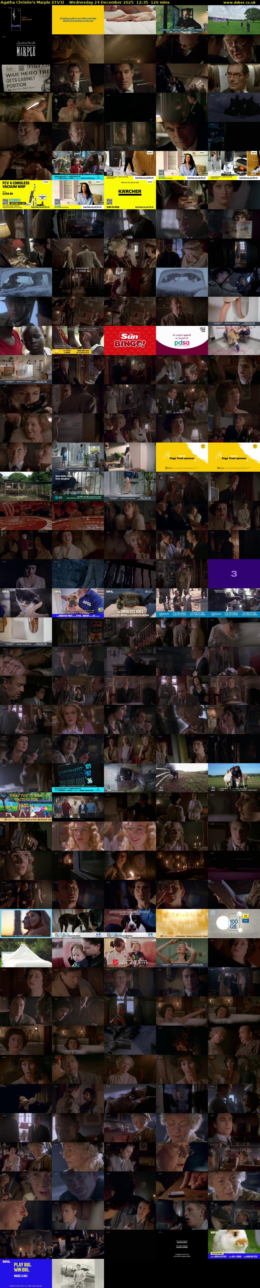 Agatha Christie's Marple (ITV3) Wednesday 24 December 2025 12:35 - 14:35