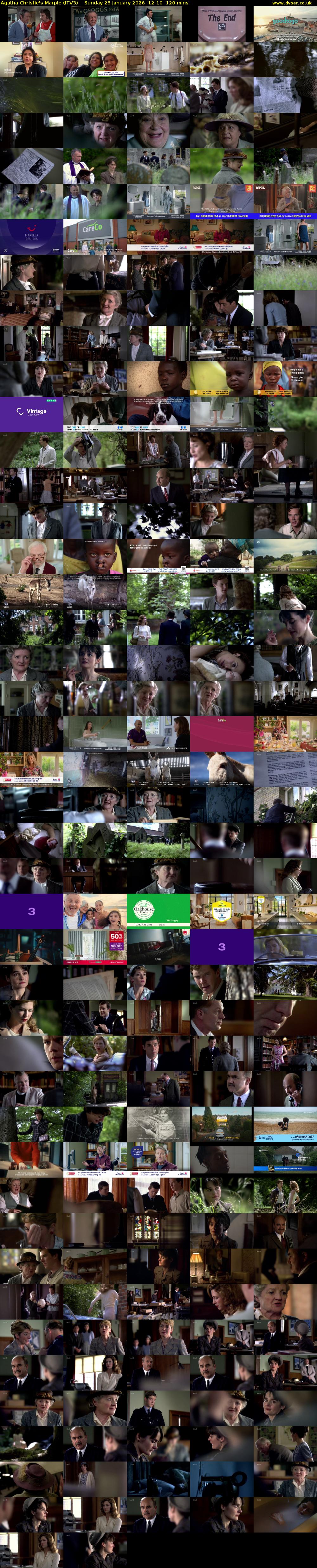 Agatha Christie's Marple (ITV3) Sunday 25 January 2026 12:10 - 14:10