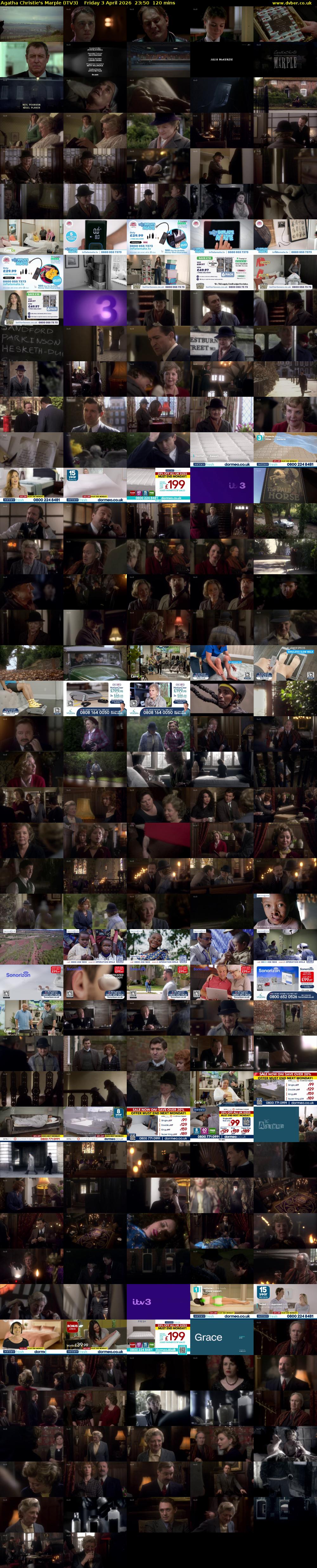 Agatha Christie's Marple (ITV3) Friday 3 April 2026 23:50 - 01:50
