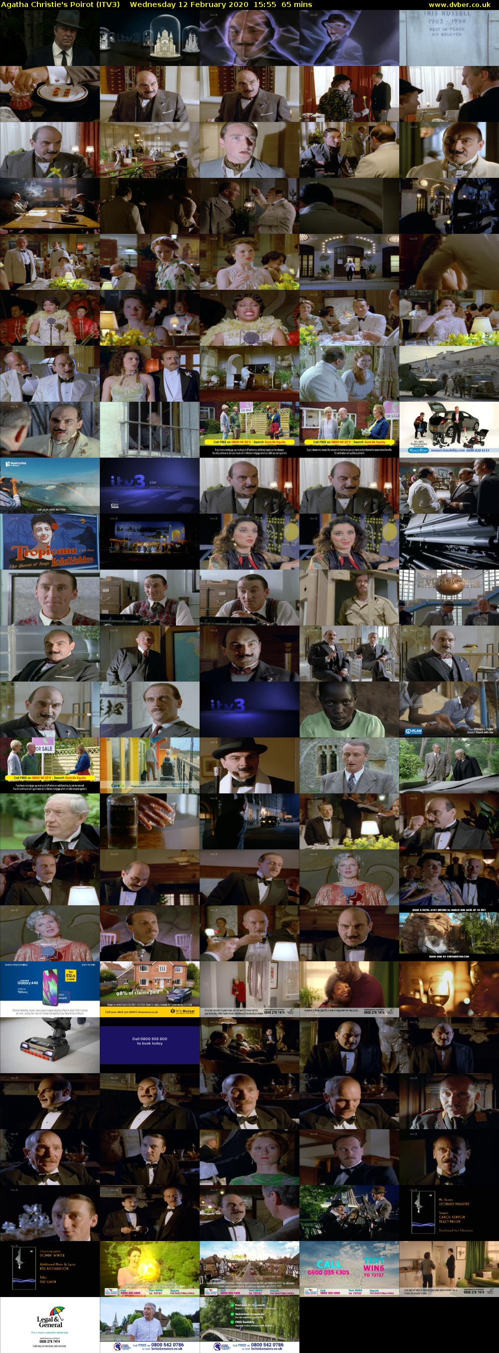 Agatha Christie's Poirot (ITV3) Wednesday 12 February 2020 15:55 - 17:00