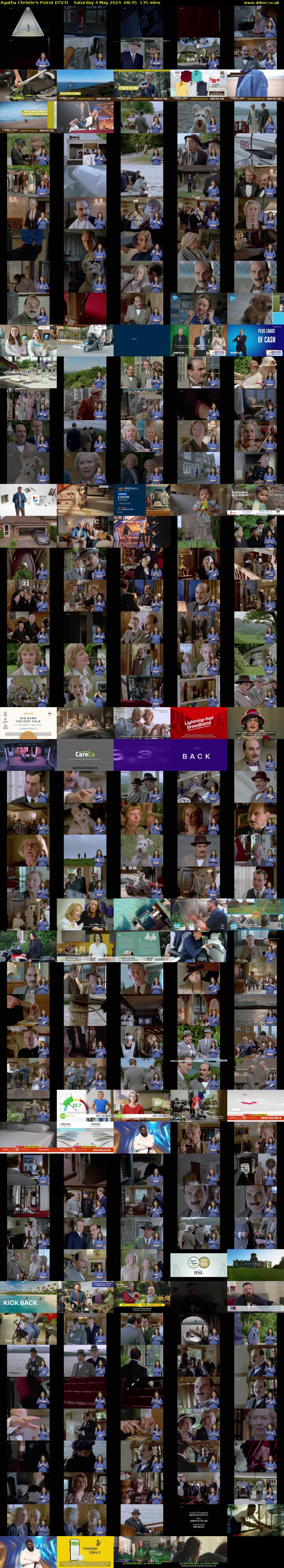 Agatha Christie's Poirot (ITV3) Saturday 4 May 2024 08:45 - 11:00