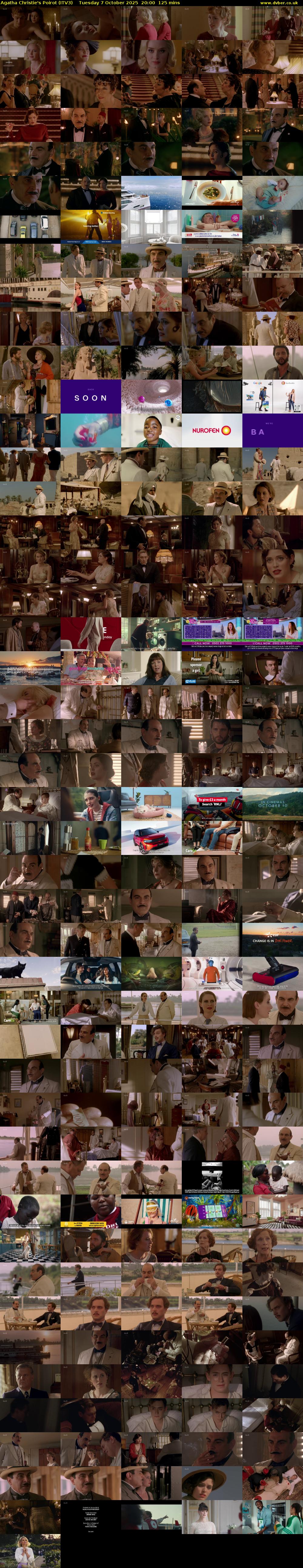 Agatha Christie's Poirot (ITV3) Tuesday 7 October 2025 20:00 - 22:05