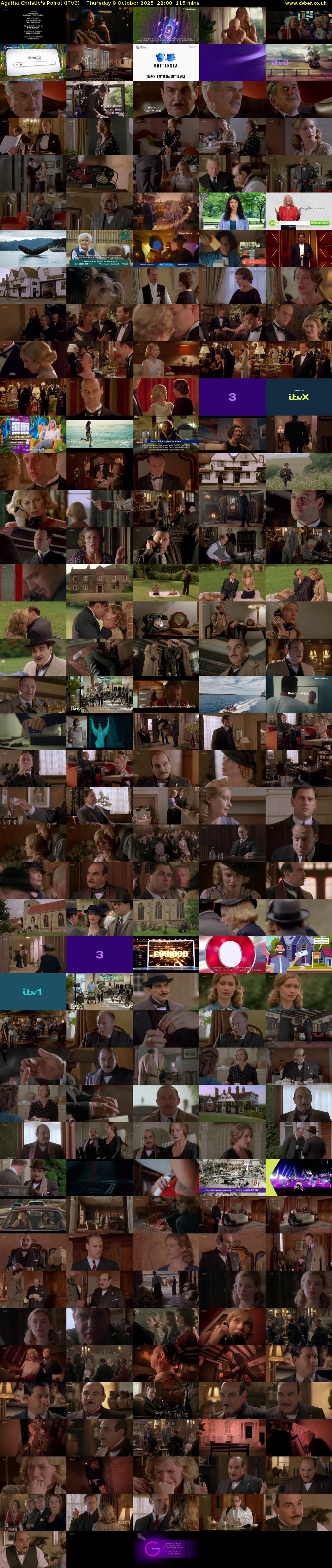 Agatha Christie's Poirot (ITV3) Thursday 9 October 2025 22:00 - 23:55