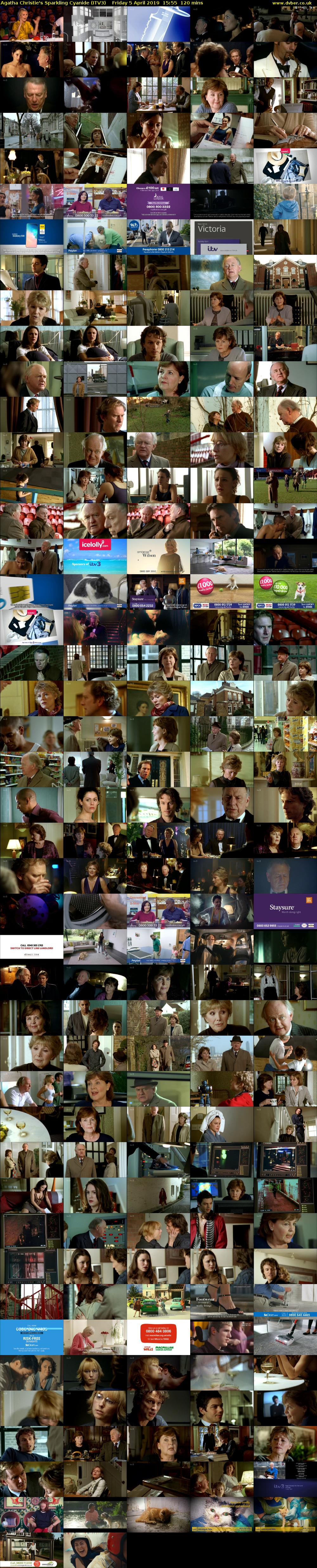Agatha Christie's Sparkling Cyanide (ITV3) Friday 5 April 2019 15:55 - 17:55