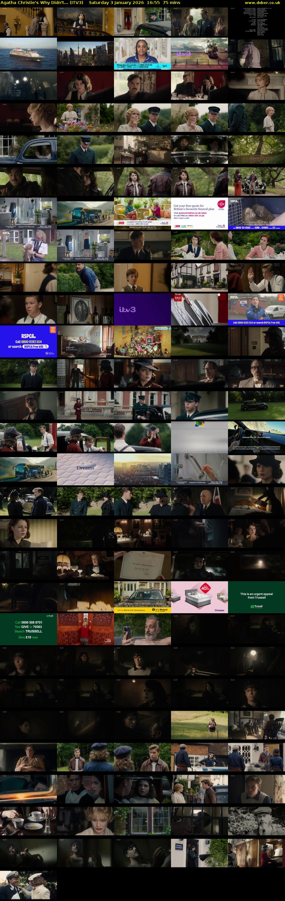 Agatha Christie's Why Didn't... (ITV3) Saturday 3 January 2026 16:55 - 18:10