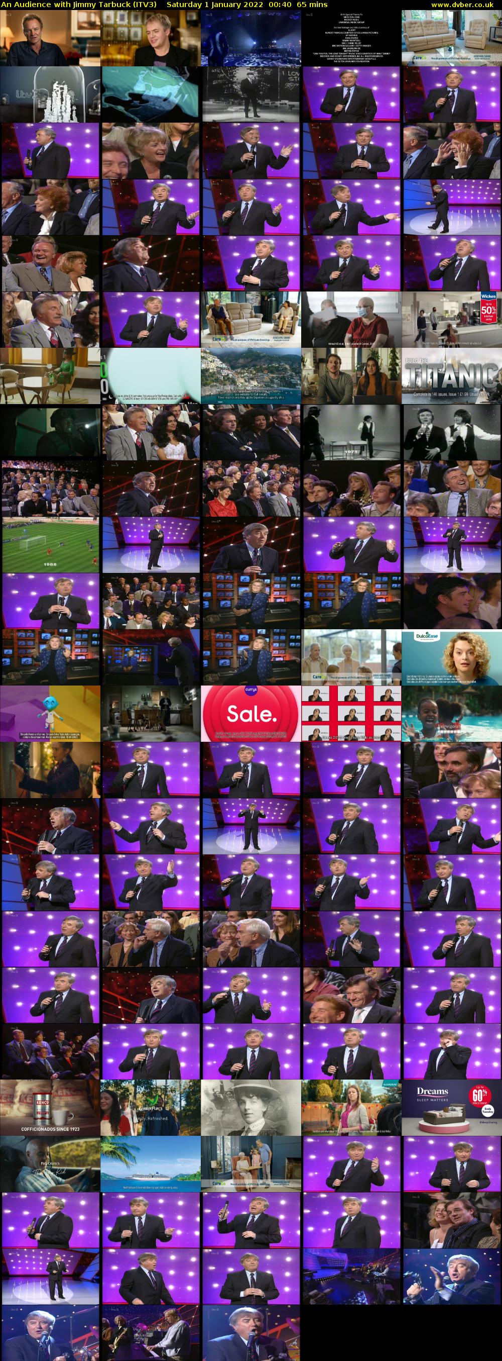 An Audience with Jimmy Tarbuck (ITV3) Saturday 1 January 2022 00:40 - 01:45
