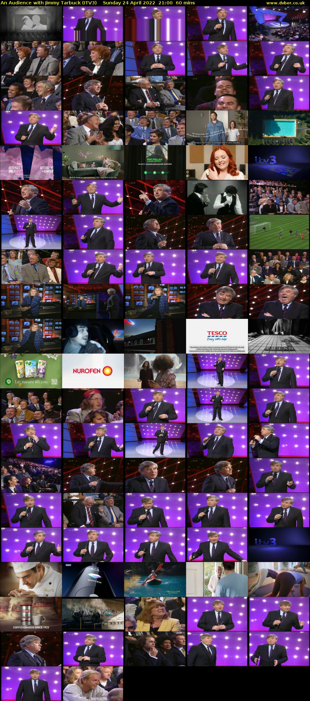 An Audience with Jimmy Tarbuck (ITV3) Sunday 24 April 2022 21:00 - 22:00