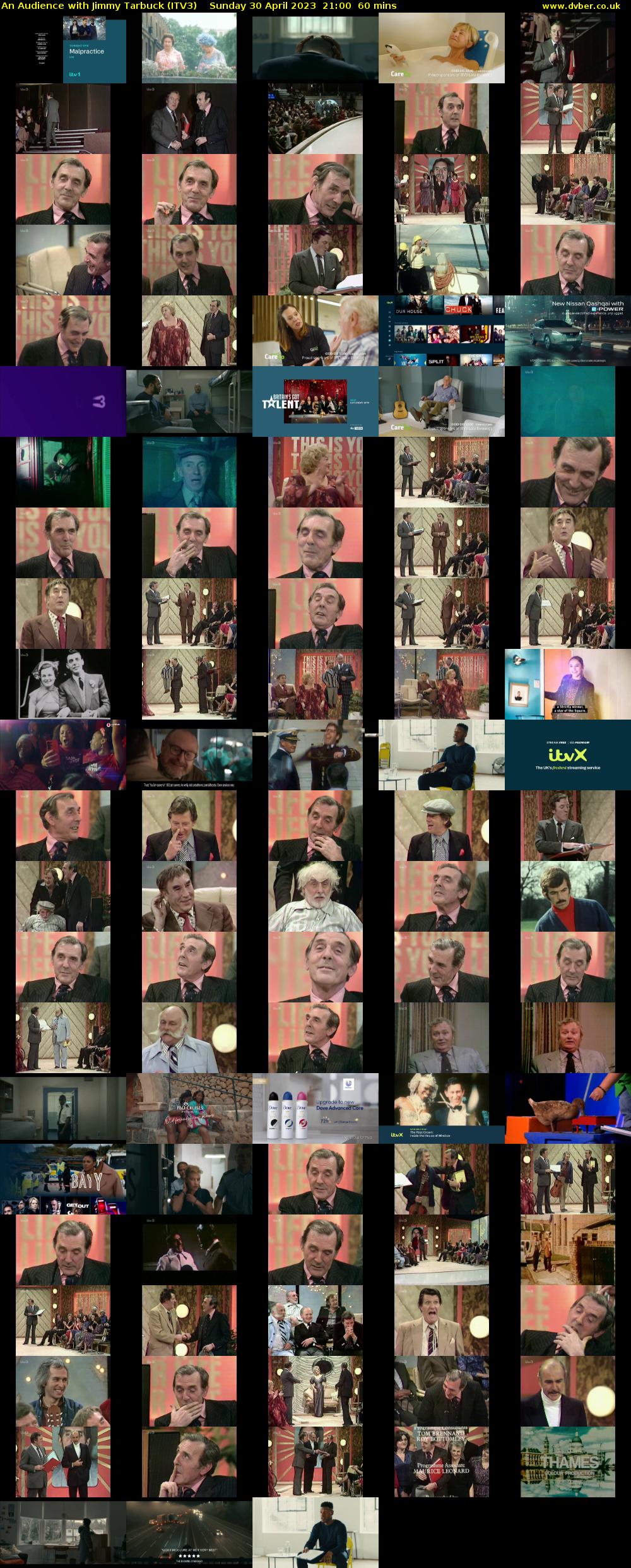 An Audience with Jimmy Tarbuck (ITV3) Sunday 30 April 2023 21:00 - 22:00