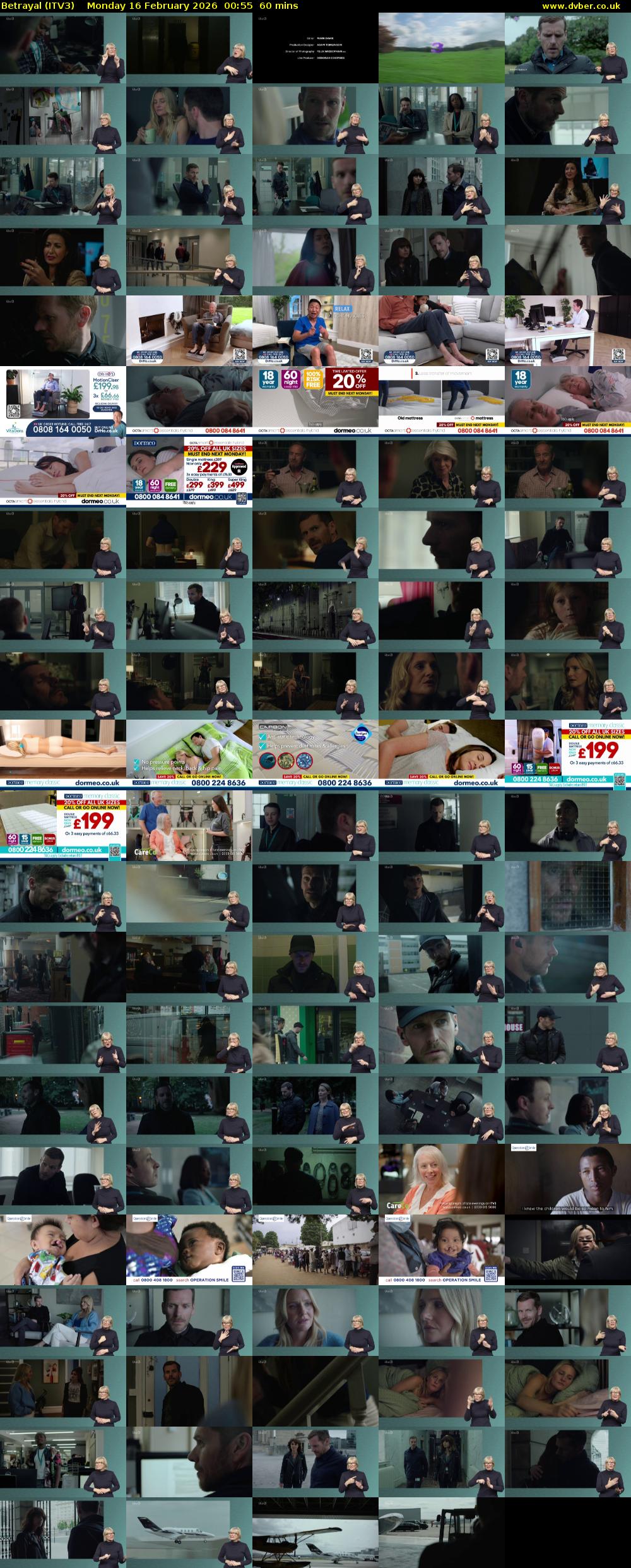 Betrayal (ITV3) Monday 16 February 2026 00:55 - 01:55