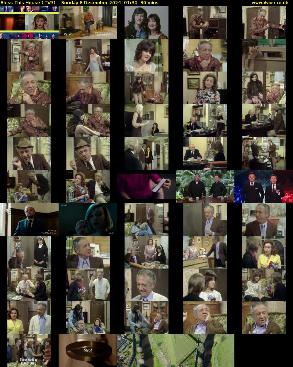 Bless This House (ITV3) Sunday 8 December 2024 01:30 - 02:00