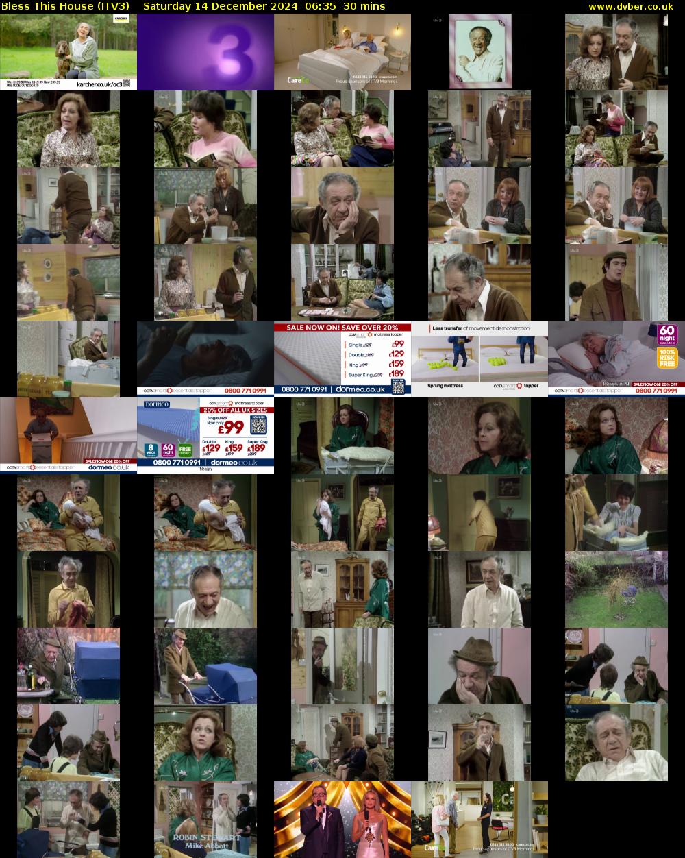Bless This House (ITV3) Saturday 14 December 2024 06:35 - 07:05