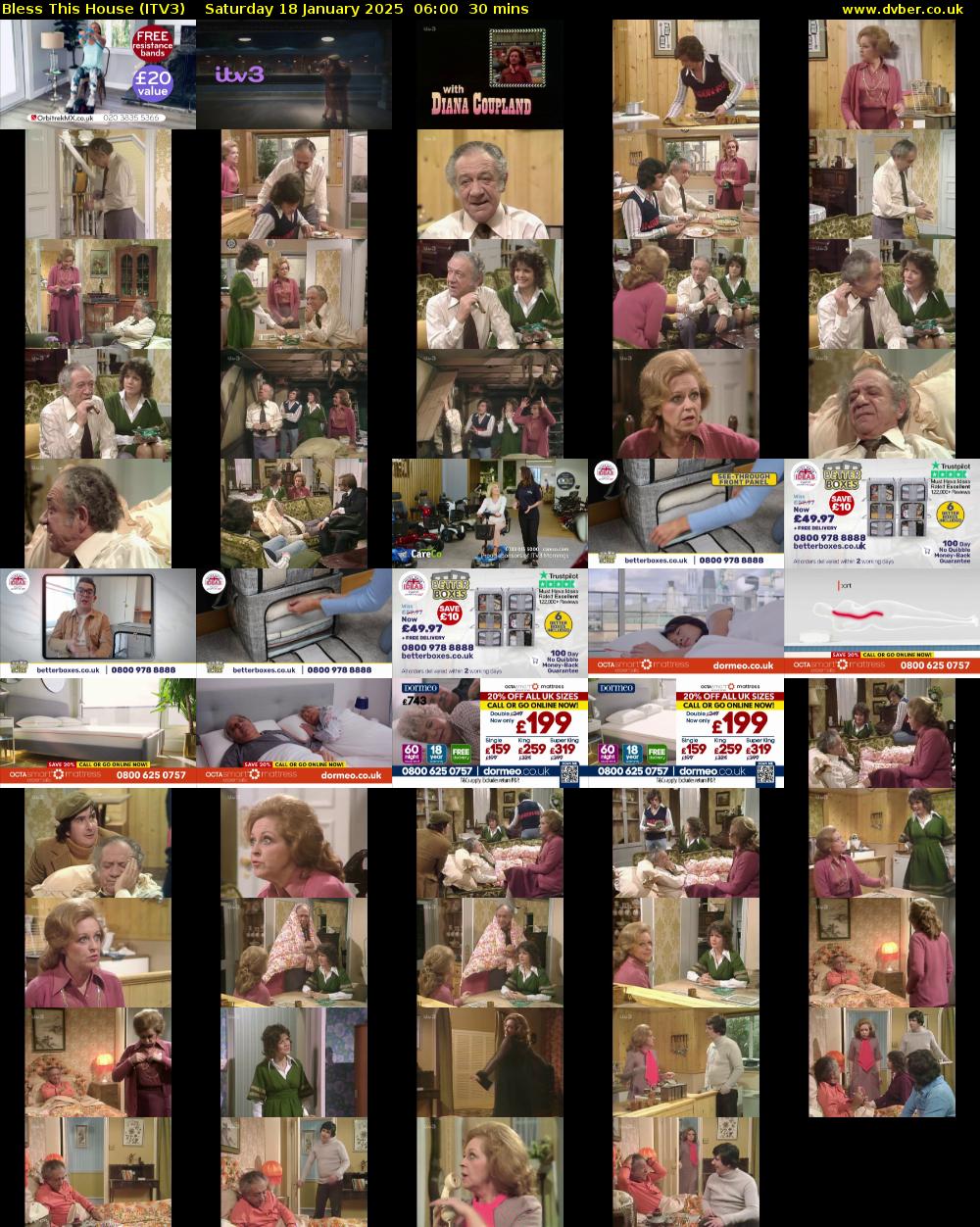 Bless This House (ITV3) Saturday 18 January 2025 06:00 - 06:30