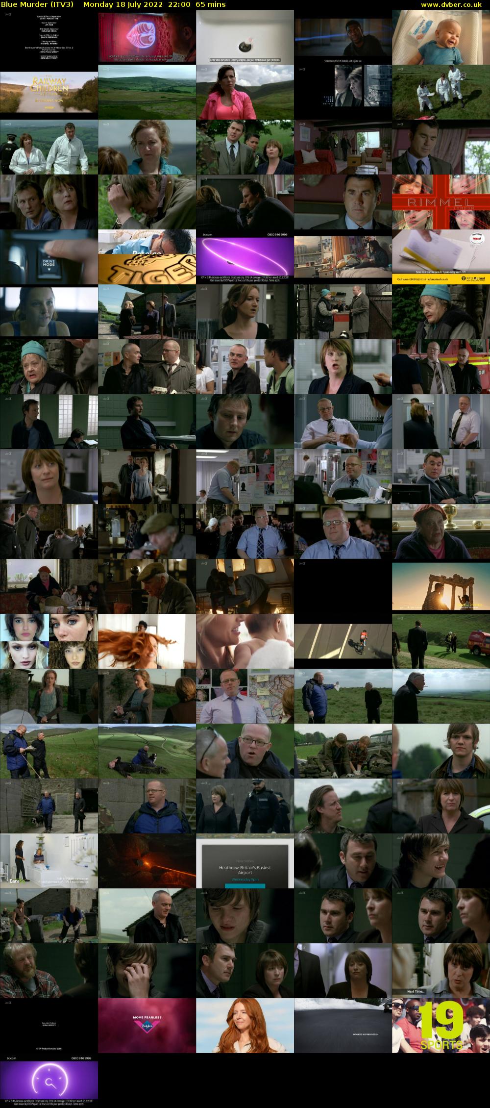 Blue Murder (ITV3) Monday 18 July 2022 22:00 - 23:05